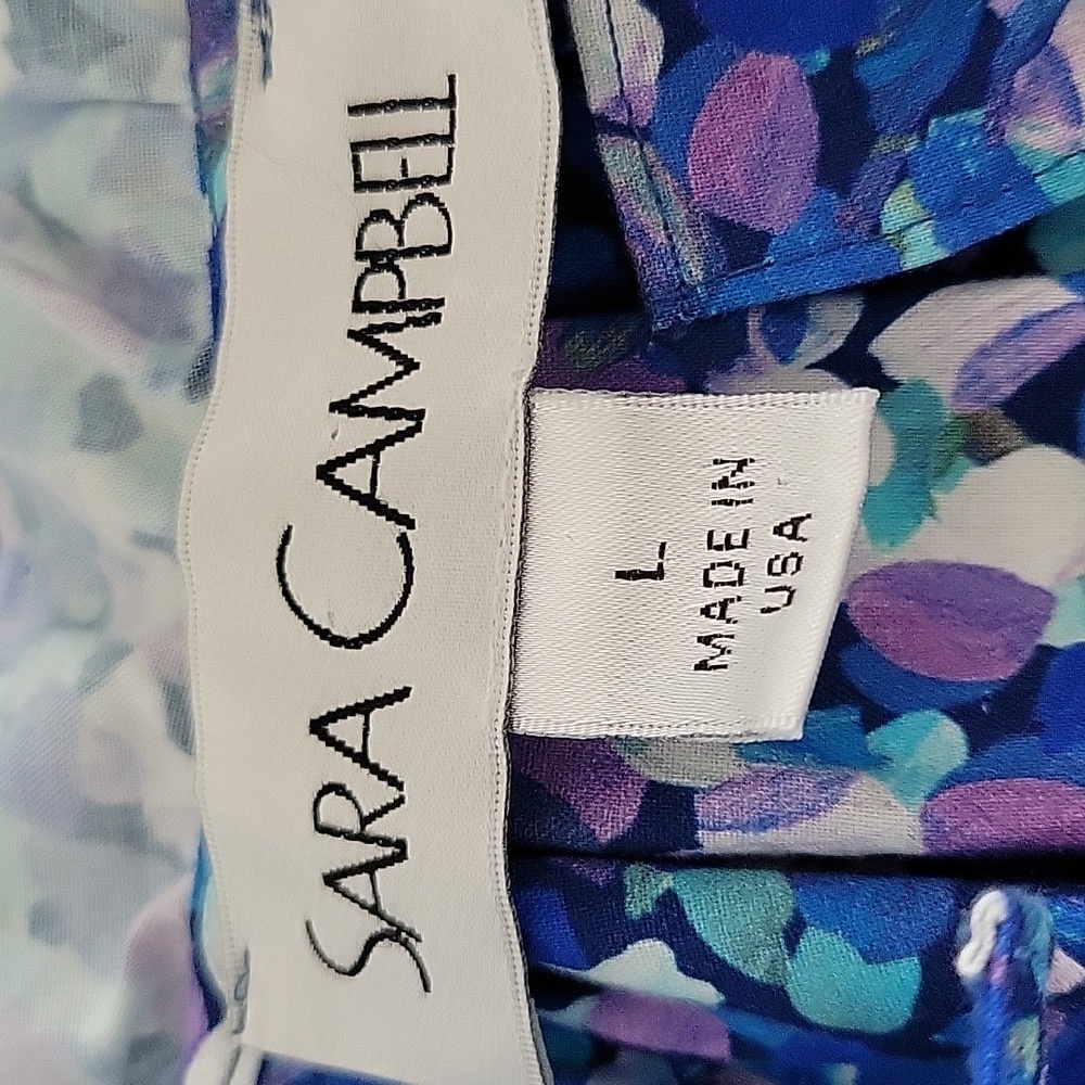 Sara Campbell Blue Floral Maxi Dress - Picture 5 of 8